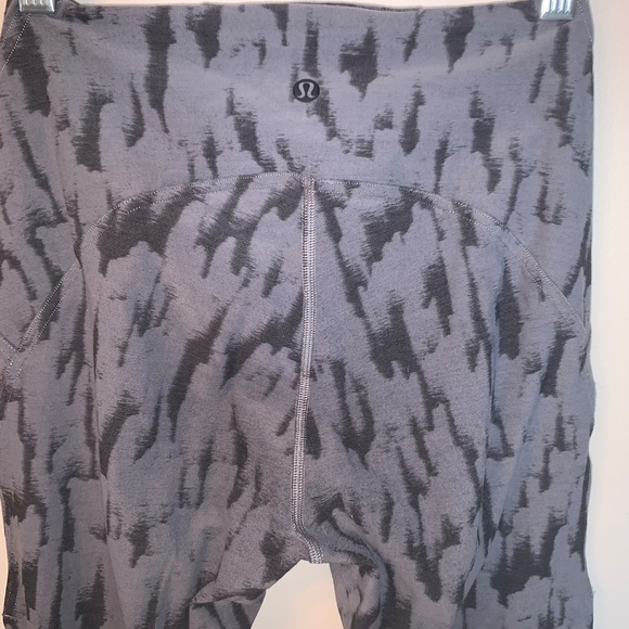 Lululemon InStill High-Rise Tight 25" ThreeD Camo Jacquard Asphalt Grey Black 4 - Picture 8 of 11